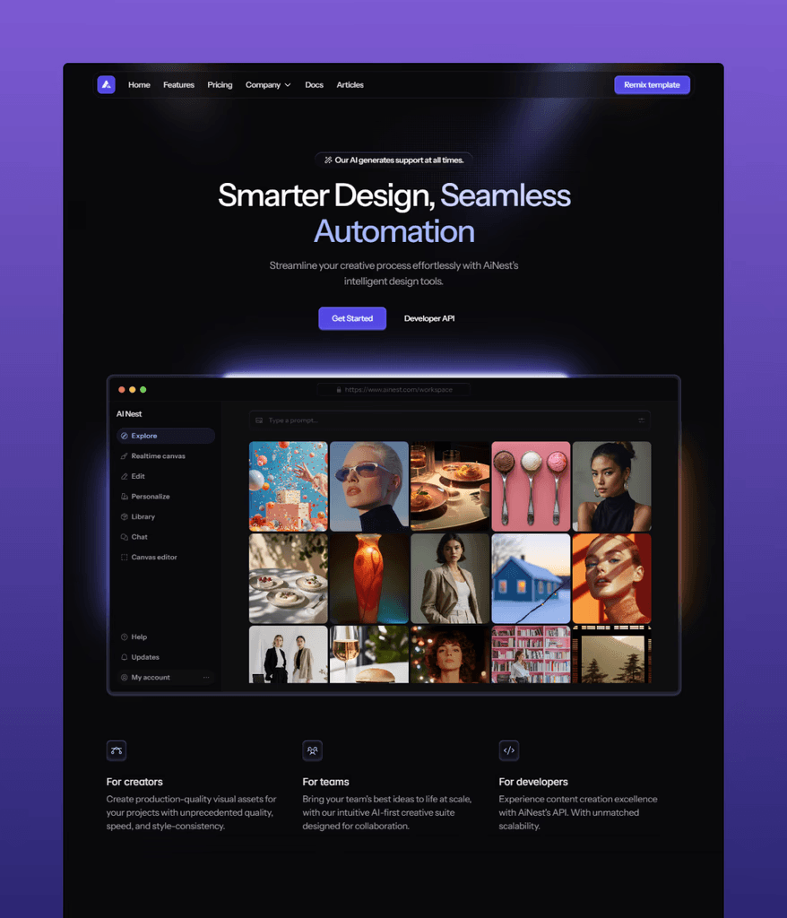Website image